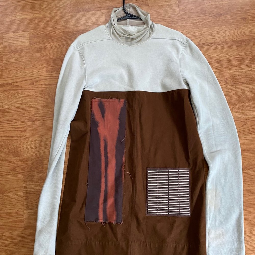 Rick Owens Mixed Media Sweater XS